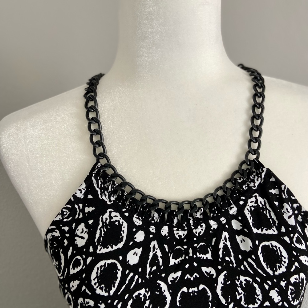Alfani Maxi dress with chain collars
